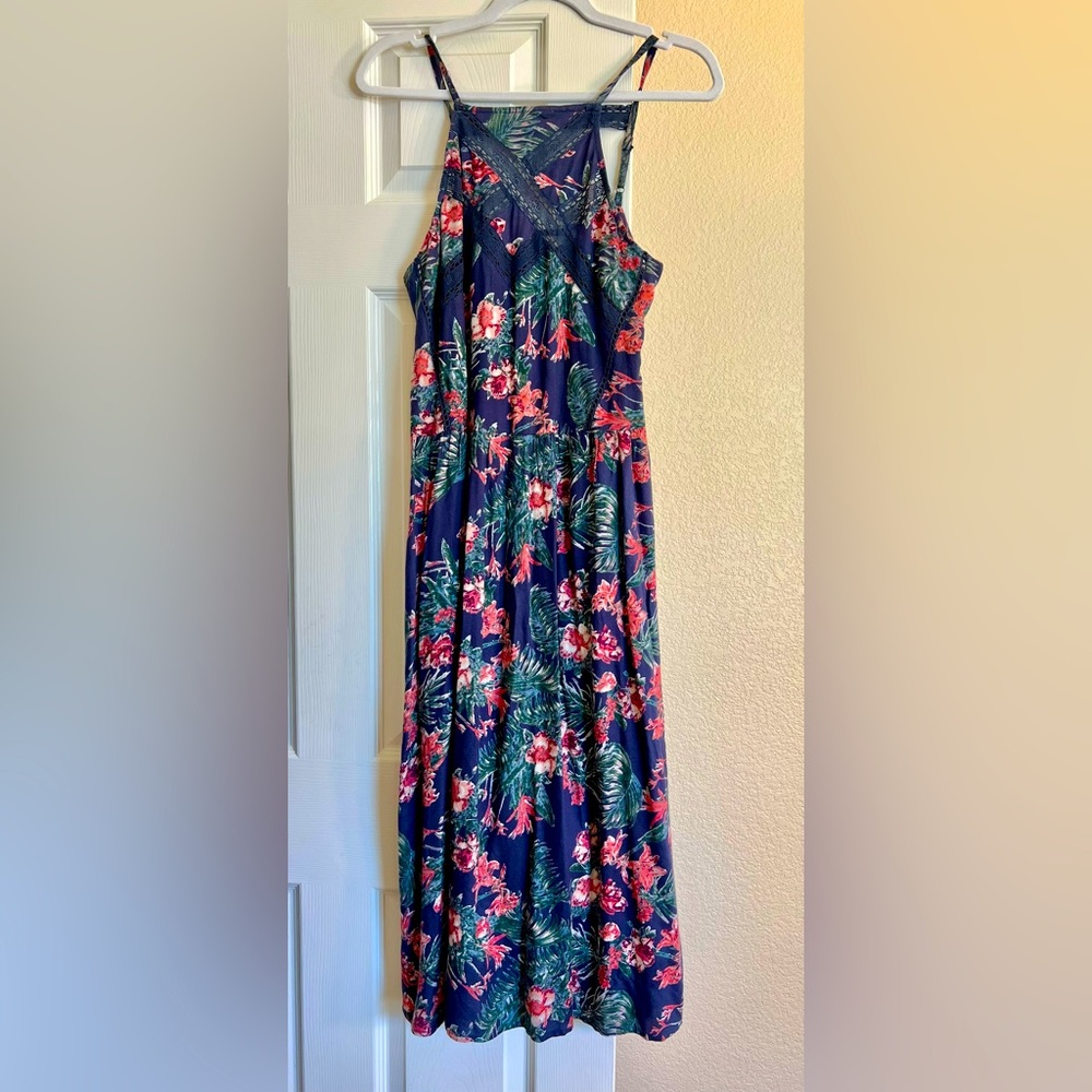 ROXY Floral MIDI Dress.  Size:Small